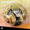 Insignia de Anime Jojo's Bizarre Adventure Jotaro Kujo Jotaro Kuma Insignia Grande Doble Flash de 75 mm