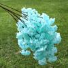 Galhos Artificiais de Flor de Cerejeira com 4 Galhos e 3 Galhos, Galhos Densos de Flor de Cerejeira e Flor de Pessegueiro para Arco de Decoração de Casamento, Flores Artificiais