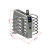 Entrada de Fábrica Controle de Acesso de Visitantes Catraca de Acesso de Meia Altura Sistema de Controle de Acesso Catraca Automática Comparativo de Certificação