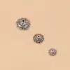 Promoção quente joias de prata 925 prata tailandesa retrô pulseira DIY acessórios de cristal moda contas soltas suporte para pingente base para contas espaçador