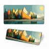 Alfombrilla de Ratón Extendida Estilo Antiguo Paisaje Extra Grande Oficina Antideslizante Resistente al Desgaste Pad de Escritorio Pad para Teclado de Juego Admite Personalización Según Dibujos