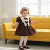 Roupas para Bebê Menina, Roupas de Outono, Vestidos Estilo Coreano Preppy para Meninas, Vestidos de Princesa para Bebês, Conjuntos de Outono e Inverno