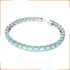 Brincos Millenia Azul Gelo Cubo de Açúcar Coração de Cristal Rosa Brincos de Tarraxa em Formato de Coração Anel Verde Exquisito Conjunto Transfronteiriço