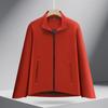 Cortavientos Delgado Antiestático para Exteriores con Cuello Mao para Equipo Ropa de Grupo Chaqueta de Trabajo Ropa de Trabajo Chaqueta Logo Personalizado