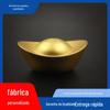 Lingote de latão fortuna Jinbao escritório home desktop abertura presente para amigos novo estilo chinês cobre papel enfeites
