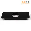Caja de rosca cuadrada de plástico ABS Jiuou para mesa de conferencias, caja de rosca para mesa de computadora, cubierta de orificio de rosca para escritorio de oficina