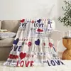 Mantas de Franela Transfronterizas con Diseños Impresos Personalizados, Mantas de Regalo para el Día de San Valentín, Mantas de Aire Acondicionado para Todas las Estaciones, Mantas Decorativas de Regalo