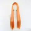 Peluca de Encaje Frontal 13*4, Cabello Largo Recto Marrón, Línea de Cabello Natural, Peluca de Encaje Frontal de Fibra Sintética