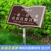 Placa Flor e Planta Placa Lembrete de Proteção de Flores e Plantas Placa Lembrete de Jardim Aconchegante Sinal de Aviso de Declive de Gramado e Pastagem Fixo,