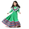 Performance Infantil México Meninas Dança Vestido Grande Junho 1 Roupa de Performance de Palco Role Play Étnico