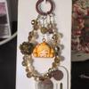 Encantos Originales Pop Mart Lindos para Hacer Manualidades con Cristal de Fresa y Hortensia para Correas de Teléfono, Colgantes de Bolsos y Colgantes de Coche