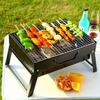 Parrilla de barbacoa plegable, parrilla de barbacoa portátil para exteriores, parrilla de carbón para el hogar, venta directa de fábrica de barbacoas