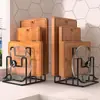 Nuevo estante para tapas de ollas, estante de almacenamiento para cocina, estante para tablas de cortar, escurridor y organizador de almacenamiento