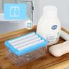 Caja de espuma de jabón multifuncional, nueva máquina de espuma manos libres con rodillo, caja de jabón para ropa, caja de almacenamiento con drenaje
