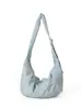 Bolso cruzado de hombro nuevo de nailon ligero de nicho coreano, unisex, versátil, ideal para el trabajo, estilo casual, bolso tipo bola de masa