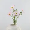 Flor Cosmos Artificial de Galho Único 2 Flores 60cm Decoração de Casa Flor Artificial Arranjo Floral Decoração de Sala de Estar Fotografia