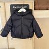 Chaqueta de plumón de Comercio Exterior para Niños 2025 Otoño e Invierno Nuevo Estilo Coreano Niños y Niñas Plumón de Pato Blanco Abrigo con Capucha