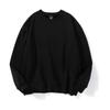 Sudadera Gruesa de Felpa Zorro Plateado de Peso Pesado 450g para Otoño e Invierno, Chaqueta Unisex, Sudadera de Marca Moderna Holgada con Cuello Redondo para Hombre con Forro de Felpa