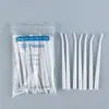 Consumibles Dentales Materiales Desechables Tubo de Succión de Saliva Cirugía de Implantes Dentales Tubo de Codo Popote de Plástico Oral Fabricante Mayorista