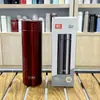 Termo para Agua Fuguang para Hombres, Gran Capacidad, Caja de Regalo para Mujeres con Texto Impreso, Estilo de Negocios Portátil, Acero Inoxidable 316L
