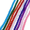 Cuentas de Vidrio Pintado Imitación Jade de 8 mm Redondas Sueltas Coloridas para Pulseras DIY Hechas a Mano Joyería Estilo Antiguo Materiales