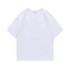 Atacado Novas camisetas de manga curta, moda masculina e feminina, marca de algodão, camiseta com ombros caídos, padrão personalizado, uniforme de classe, cultura casual, personalizada, faça você mesmo