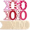 Artesanías de Madera Transfronterizas Decoraciones de Pascua Huevo DIY Embrión Blanco Pieza de Madera para Grafiti Pintada por Niños Colgante Pequeño