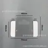 Ganchos para agujeros de avión de PET, ganchos de embalaje en caja de color de PVC transparente, plástico PP de colores para embalaje de cajas de regalo, ganchos adhesivos