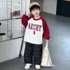 Conjunto de sudadera de marca para bebé niño primavera y otoño, conjunto casual deportivo de dos piezas para bebé otoño, ropa de otoño para niños