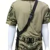 Correa táctica de nailon para colgar cruzada para exteriores, cuerda de punto único americano para pistola táctica, cuerda táctica para misión con pistola de balines de agua, en stock