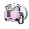 Adequado para Estojo de Fone de Ouvido Bluetooth Sem Fio Apple AirPods 4 com Fixação Magnética e Suporte Automático, Estojo Protetor Anti-Queda Pro2
