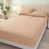 Funda de Colchón Acolchada Bordada para Comercio Exterior Transfronterizo, Universal para Todas las Estaciones, Protector de Colchón Doméstico Simmons, Cubierta de Cama Tatami