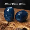 Cuentas Redondas de Resina con Agujero Grande Materiales Hechos a Mano para DIY Cuentas Graduadas para Bisutería Ropa Pantalones Extremos de Cuerda Hebillas Decorativas Zapatos
