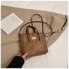 Moda Nicho 2025 Primavera Nuevo Bolso Balde Casual Simple Bolso de Hombro Cruzado para Mujer Bolso de Mano de Moda para Mujer