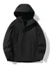 Chaqueta de Montañismo con Capucha a Prueba de Viento e Impermeable Estilo Pareja Sellada Térmicamente Ropa Exterior Deportiva al Aire Libre para Hombre Primavera y Otoño