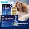 Parche para Dormir Transfronterizo Sumifun Amazon EE. UU. Fda Comercio Electrónico Parche de Yeso para Comercio Exterior Parche de Acupuntos Parche para la Salud del Sueño