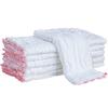 Hilo de algodón doméstico trapo de cocina absorbente que no suelta pelusa toalla de limpieza trapo para platos engrosado estropajo húmedo y seco