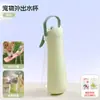 Alimentador de agua portátil para mascotas al aire libre, suministros para beber para mascotas, taza de agua para perros al aire libre, dispensador de agua plegable, botella de agua