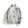 Chaqueta Enbu Chaqueta Reversible para Hombre Primavera y Otoño Nuevo Estilo Coreano Top de Moda Chaqueta con Cuello Alto de Tres Rayas para Hombre Hombre