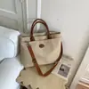 Bolso Tote de Lona de Alta Gama Repelente al Agua de Nuevo Estilo Transfronterizo para Mujer, Bolso Casual para el Trabajo, Bolso de Hombro de Gran Capacidad