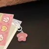 Llavero Delicado Lindo Gelatina Fino Brillante Estrella Grasa Corazón de Chica Estrella de Cinco Puntas Bolso Colgante Dulce Regalo de Pareja