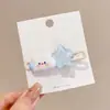 Pinza para el pelo con estampado de leopardo y flores, accesorio para el pelo elegante y exquisito, pinza dulce para flequillo, pinza para el pelo para mechones sueltos, adorno para el pelo elegante y exquisito