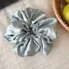 Anel de cabelo de seda mercerizada de simulação francesa, tipo "intestino grosso", elástico de cuidados com o cabelo, acessórios de cabelo, simples, senso de alta qualidade, corda de cabelo