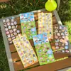 Diário Gato Cachorro Adesivos de Bolha Desenho Animado Infantil 3D Estéreo Adesivos Decorativos Recompensa de Jardim de Infância Adesivos de Presente Feitos à Mão