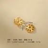 Prata 925 Banhada a Ouro Contas Espaçadoras Flor Oca Fio de Contas Contas Soltas Corrente para Pulseira Acessórios para Joias Artesanais DIY Pequenos Acessórios