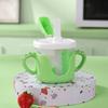 Vaso de agua para niños transfronterizo Vaso de leche con báscula Vaso de agua Vaso para bebés con asa Vaso para beber Vaso con tubo de succión