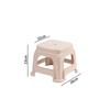 Venta al por mayor de fábrica Taburete de plástico engrosado Banco de plástico para el hogar Taburete alto para adultos Silla de plástico apilable Taburete de plástico para cambiarse los zapatos