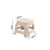 Taburete de plástico engrosado silla de plástico para el hogar taburete de plástico para zapatos banco de plástico taburete alto para adultos apilable venta al por mayor
