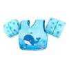 Nuevo modelo 2026 chaleco salvavidas de doble capa para niños con manguitos, diseñado para niños pequeños y bebés que aprenden a nadar