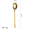 Colher Coreana de Aço Inoxidável Colher de Jantar Garfo de Jantar Garfo de Sobremesa Colher para Comer em Casa Beber Colher de Sopa Pode Gravar Logo a Laser